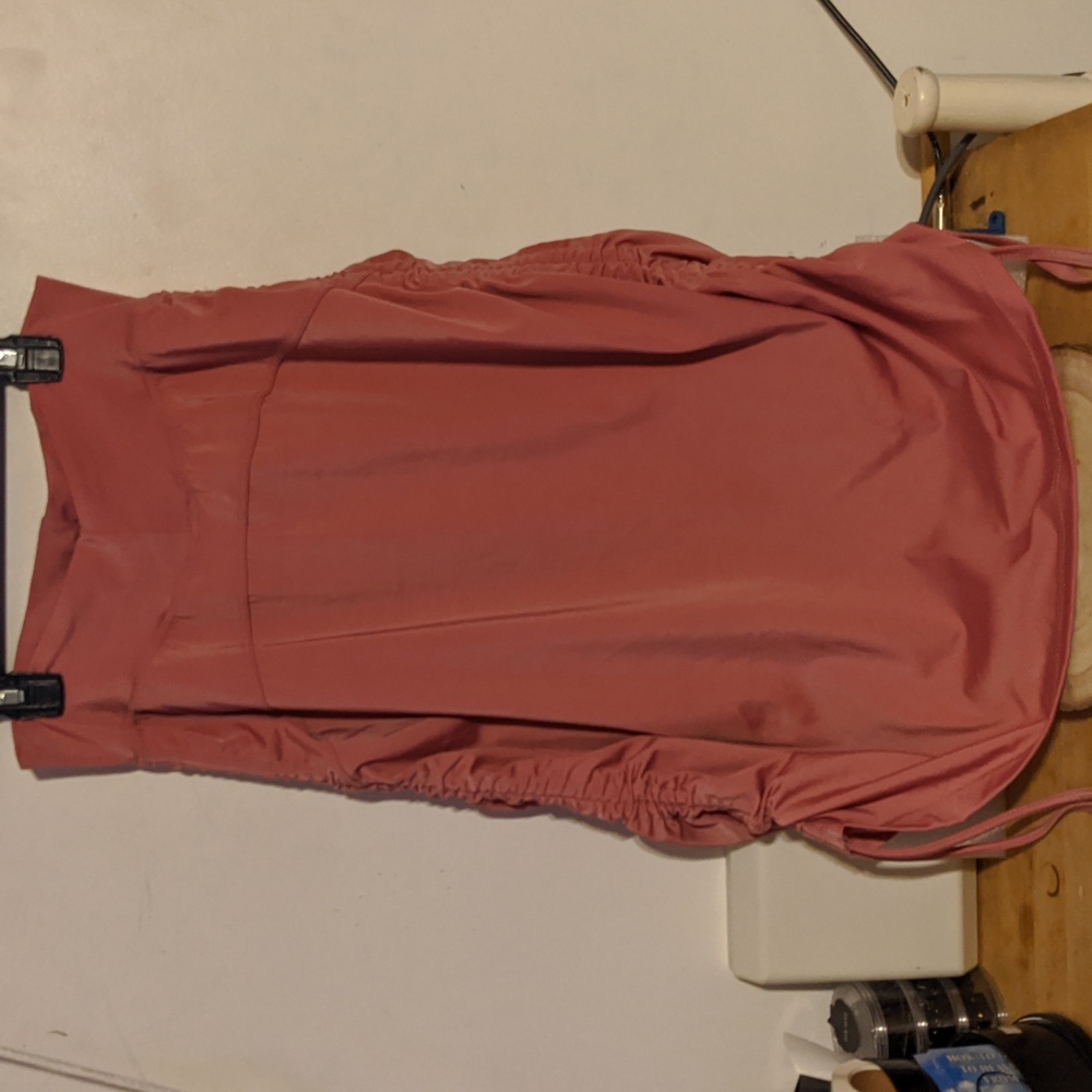 PKC Collection Mauve Pink Modest Athletic Skirt with Capri Leggings Large